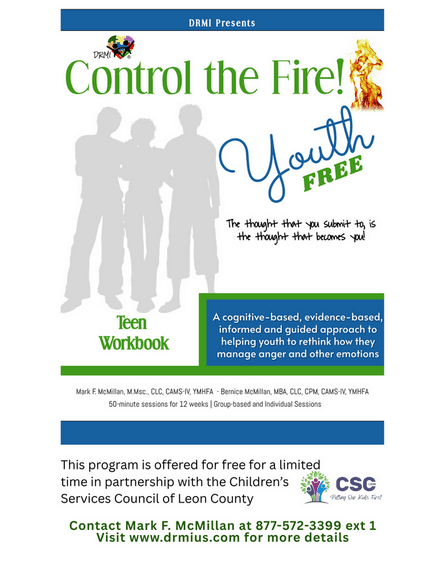 Control the Fire youth flyer.